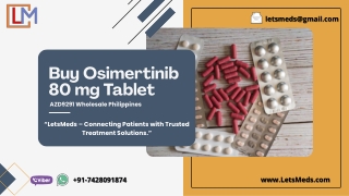 Osimertinib 80 mg Tablet Presyo Online Manila Philippines
