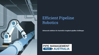 Efficient Pipeline Robotics