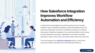 how salesforce- integration improves-workflow automation and efficiency