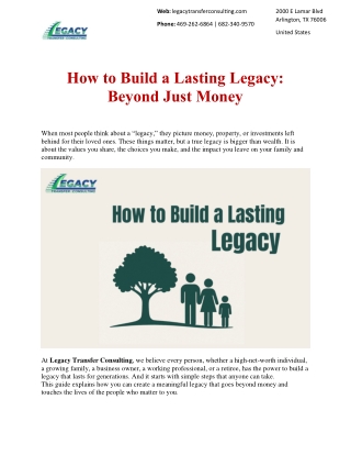 web legacytransferconsulting com