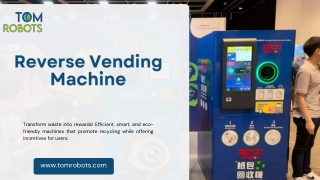 Smart Reverse Vending Machine – Recycle & Earn Rewards