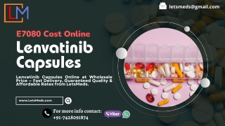 Bumili Lenvatinib Capsules Price Online Philippines